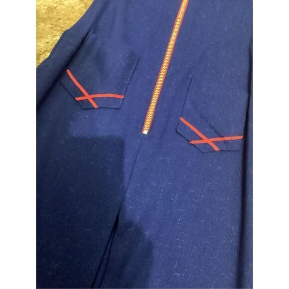 Vintage Handmade Sailor Style Maxi Dress S - Picture 8 of 10